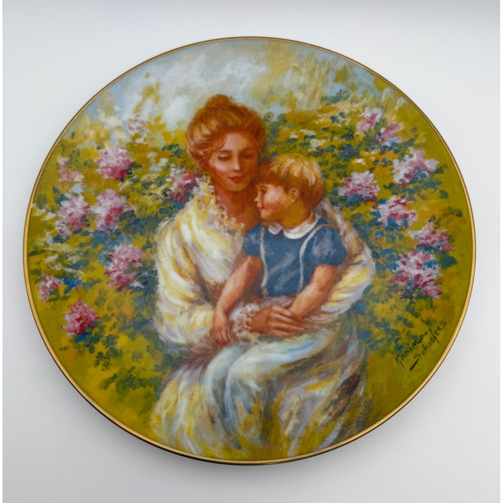 Modern Masters Summer Secrets Karin Schaefers Collector Plate 1982 Limited Ed
